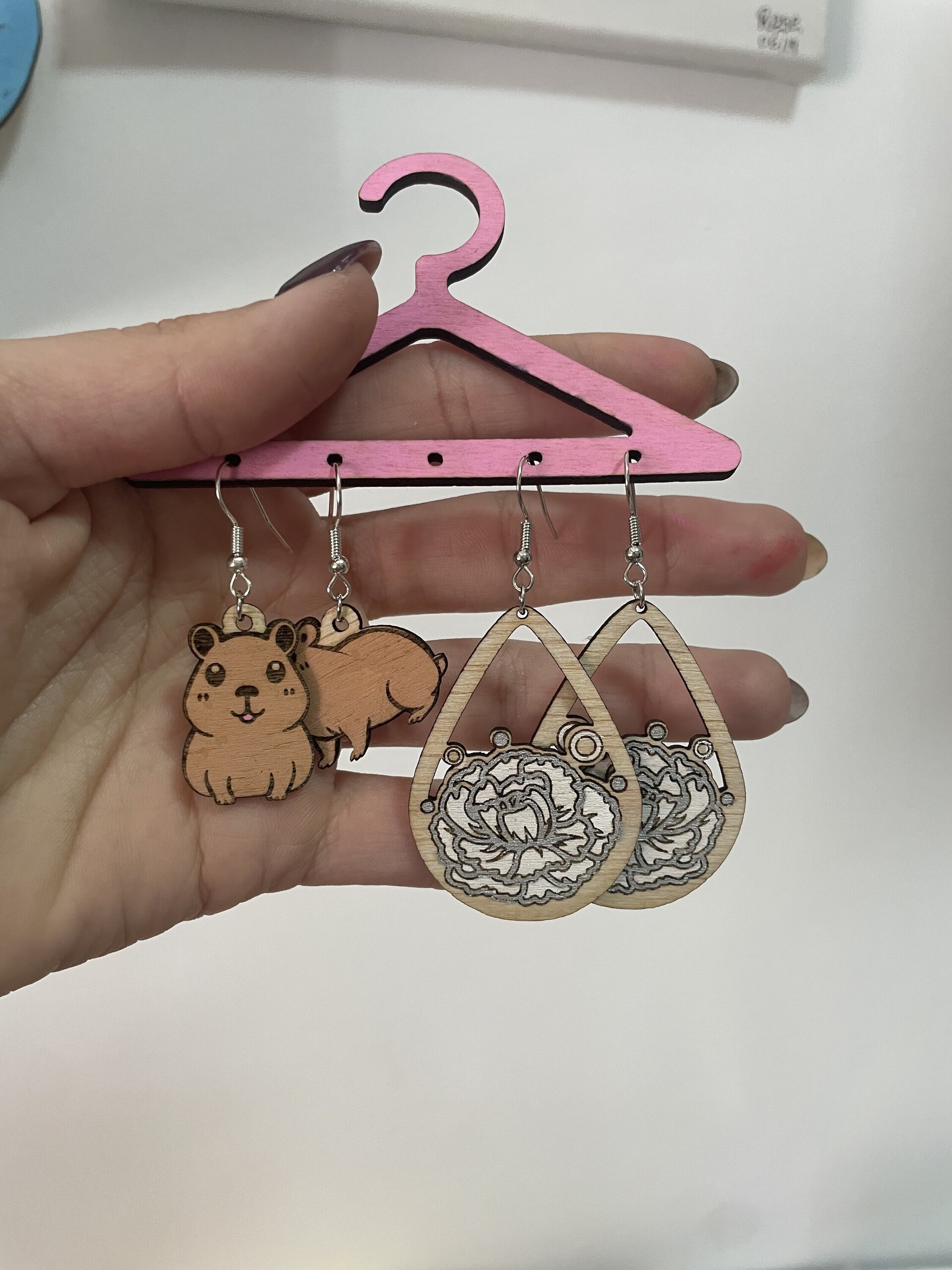 Pendientes de Madera - 3