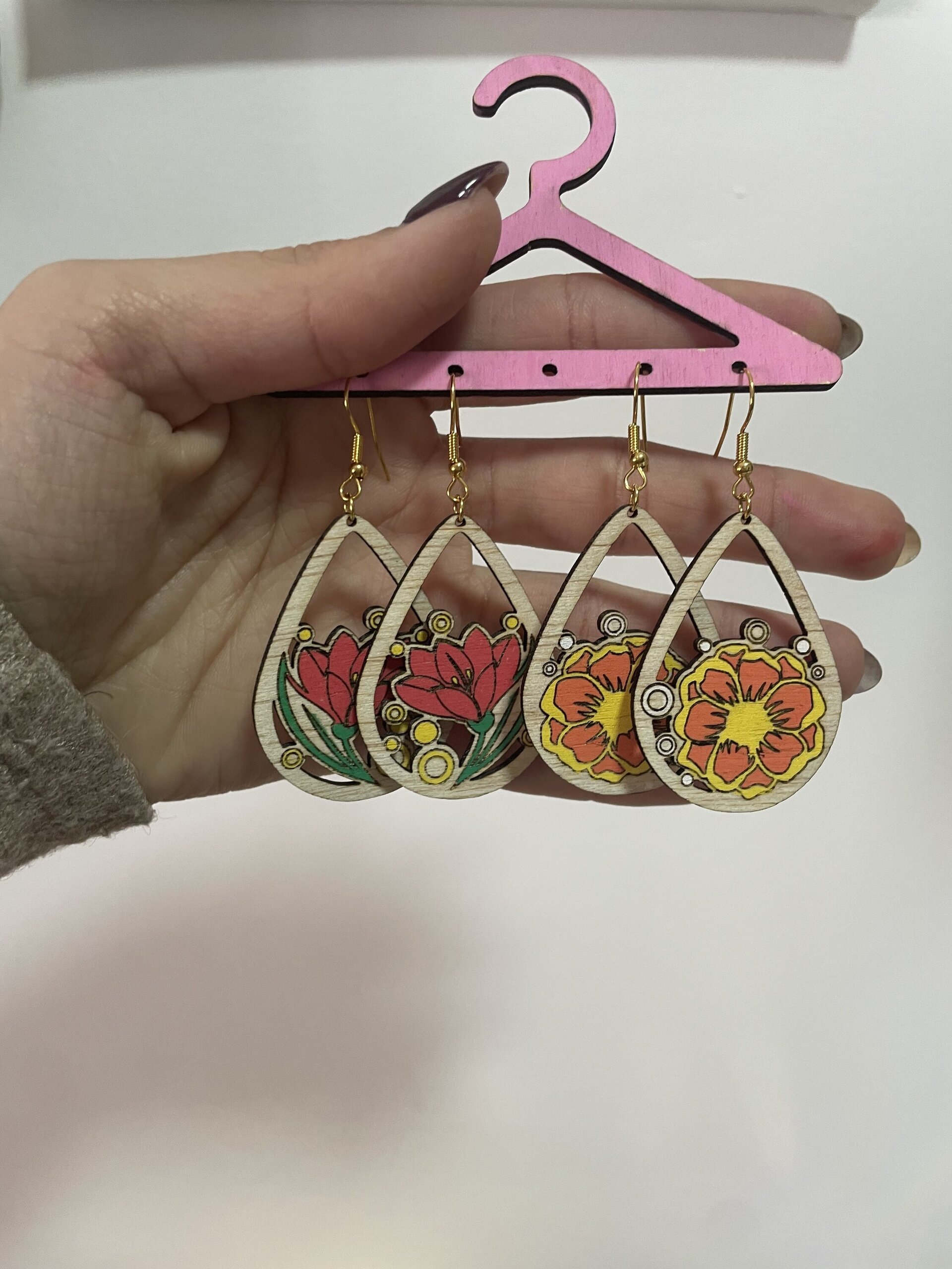 Pendientes de Madera - 6