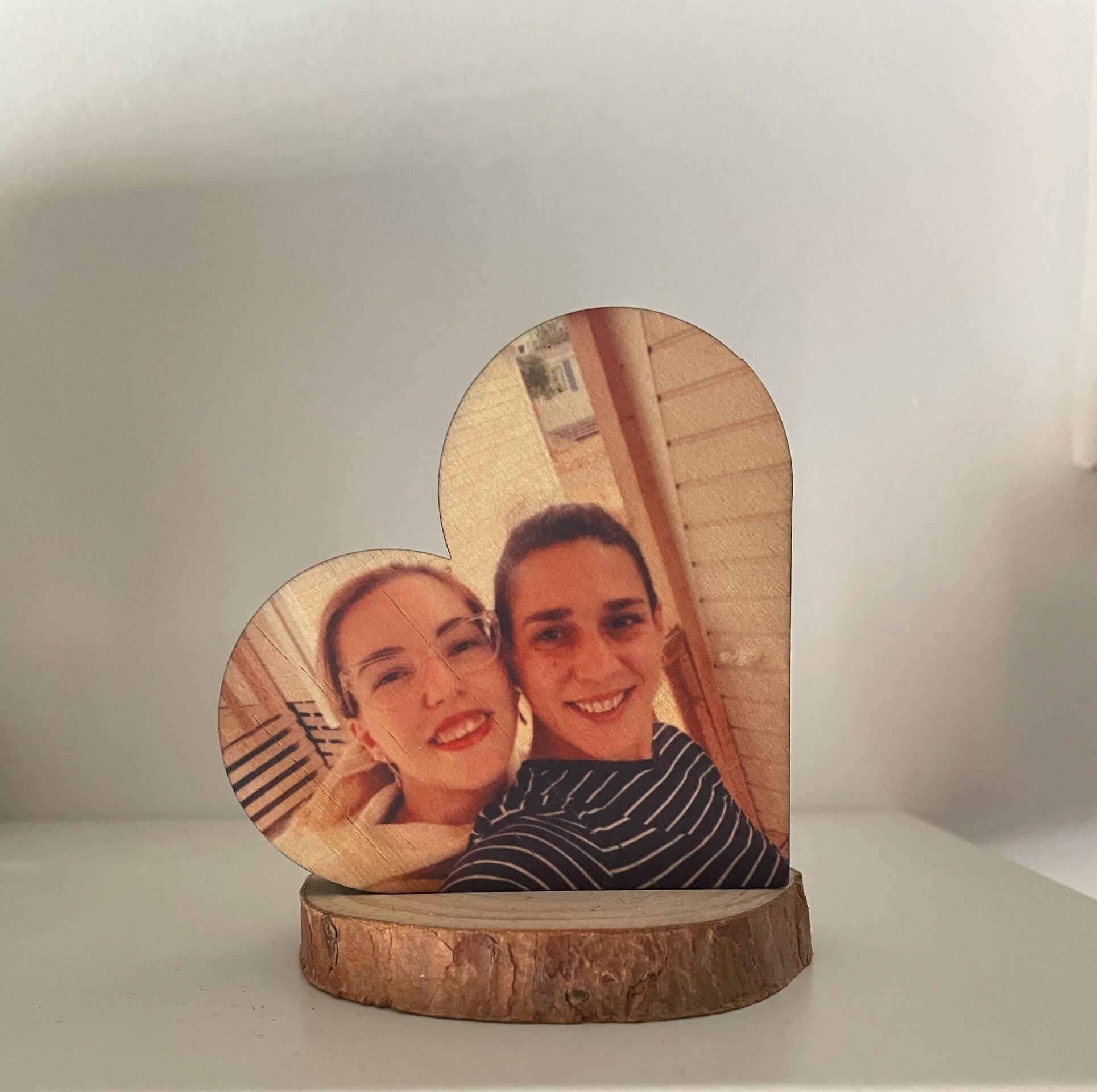 Fotopanel Corazón Madera - 2